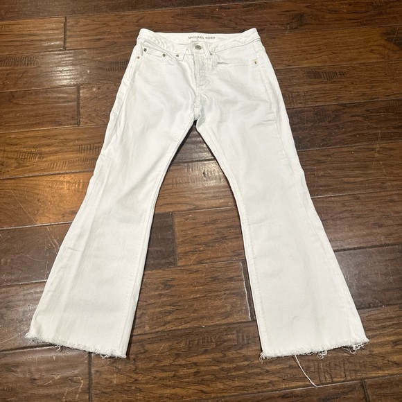 Michael Kors White Flare Jeans - Picture 1 of 6
